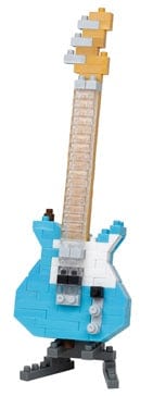 Techzone Geelong nanoblock Electric Guitar Pastel Blue nanoblock
